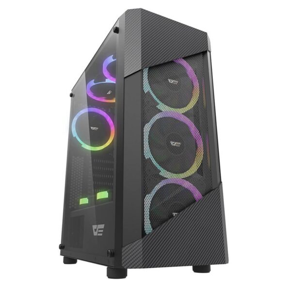 DarkFlash Casing Pollux Acrylic ATX Gaming Used DarkFlash Casing Pollux Acrylic ATX Gaming Used